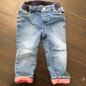 Gap fleece lined jeans